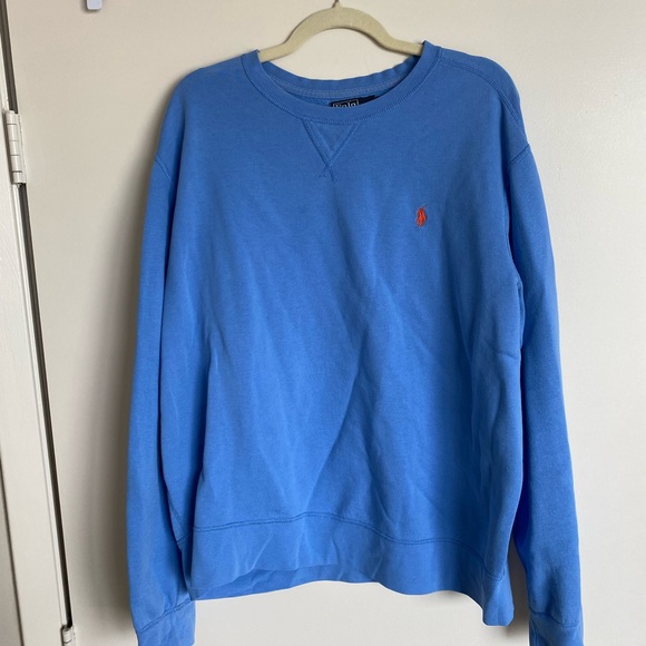 Polo by Ralph Lauren Blue Crewneck Sweater - Picture 1 of 3